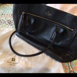 Kate Spade New York black leather purse